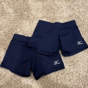 Bundle of 2 Navy Blue Mizuno Spandex